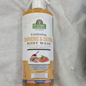 Turmeric & Oat Exfoliating Body Wash - Yellow